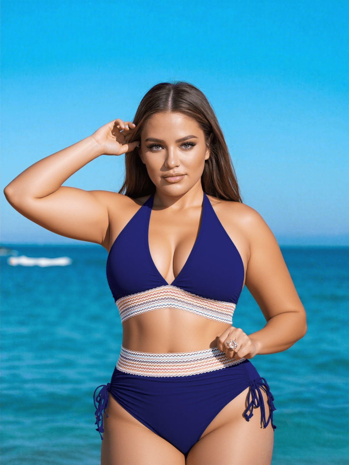 Linda | Elegante & hoog getailleerde bikini