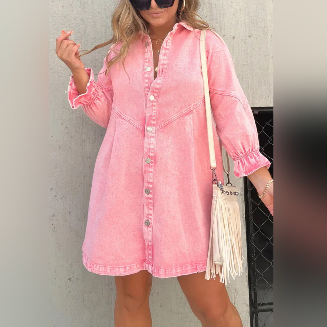 CAMBRIA - Stijlvolle zomer mini jurk