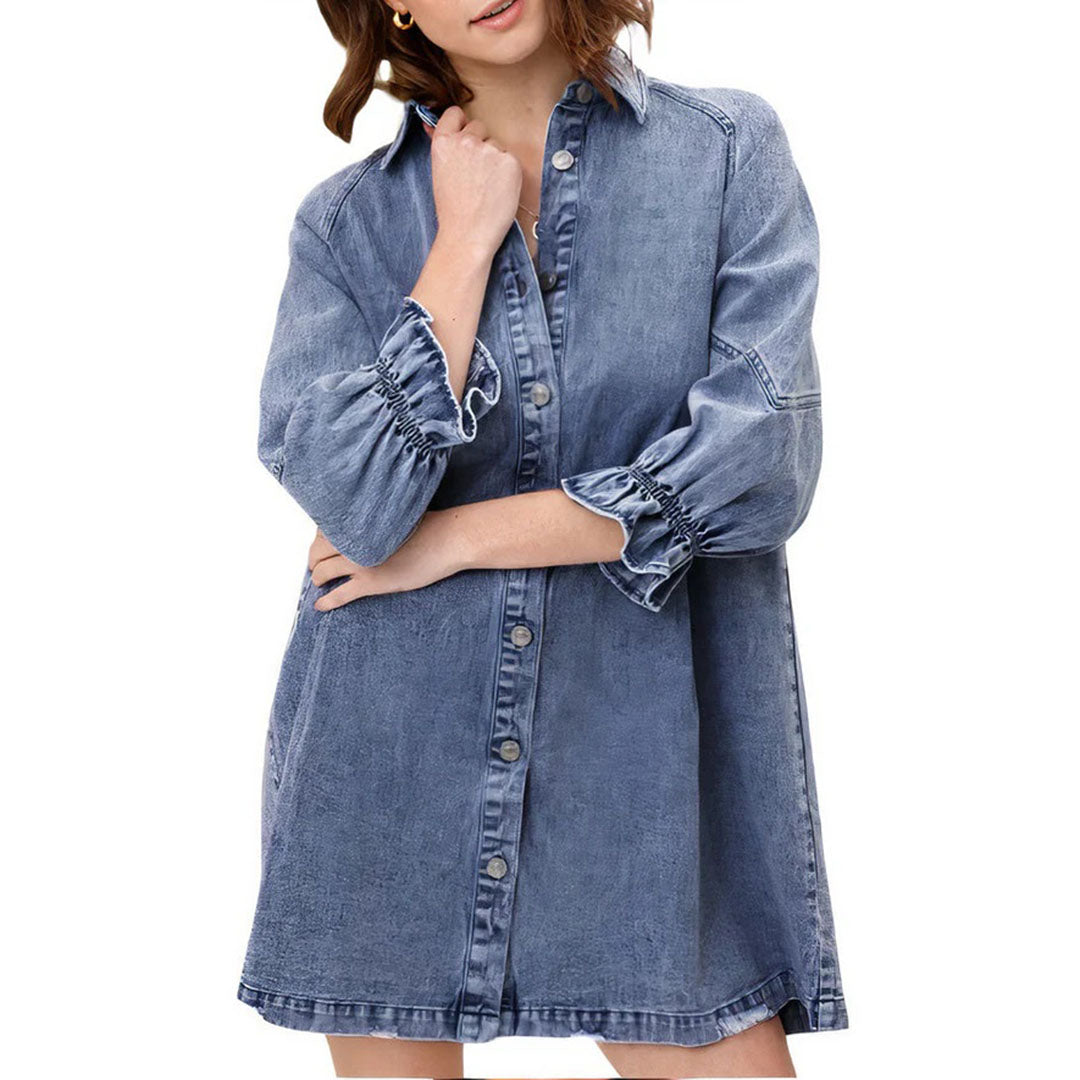 CAMBRIA - Stijlvolle zomer mini jurk
