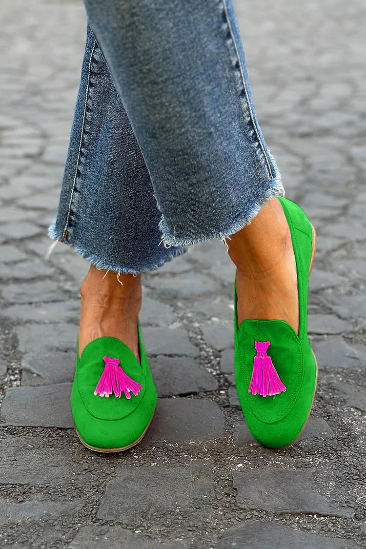MARIEKE | CASUAL LOAFERS MET KWASTJE