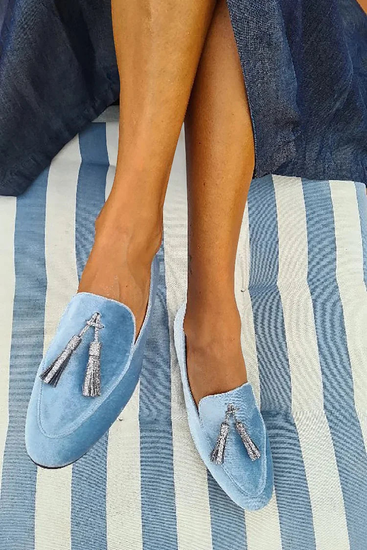 MIEKE | SLIP ON LOAFERS MET SPITSE NEUS
