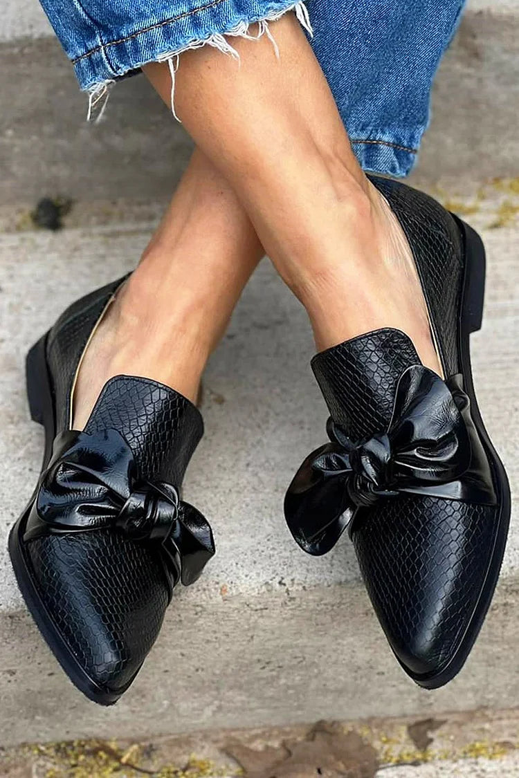 CARINE | ELEGANTE LOAFERS METSLANGENLEER PRINT