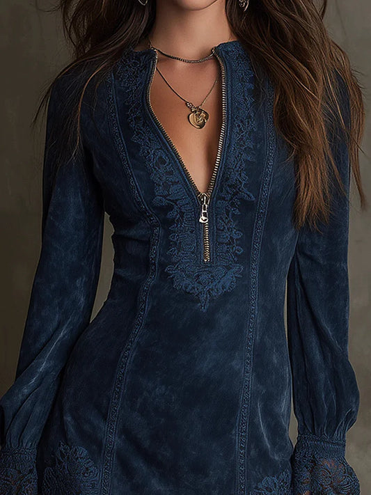Debbie | Suède Mini Jurk