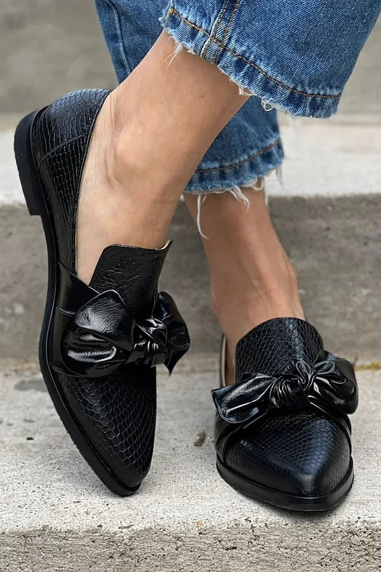CARINE | ELEGANTE LOAFERS METSLANGENLEER PRINT