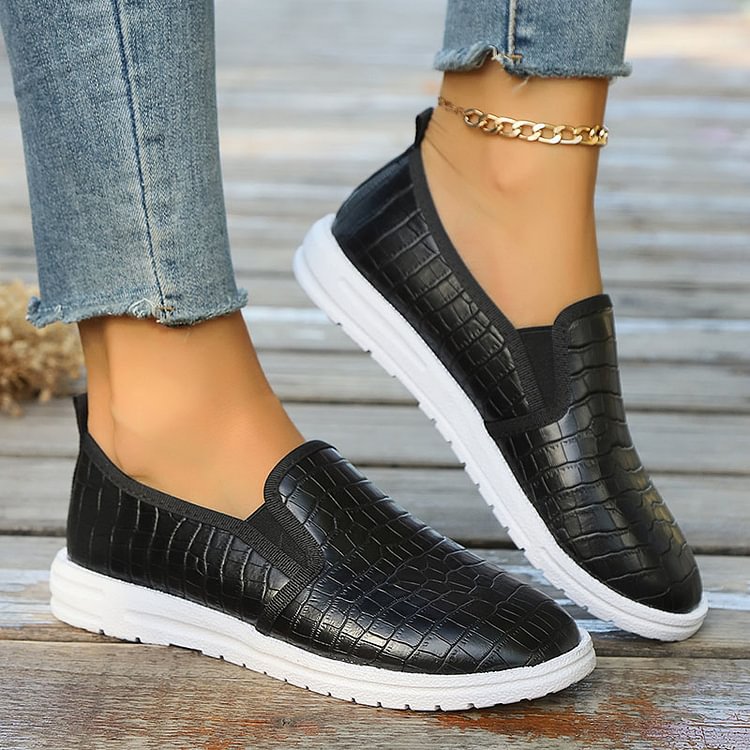 PETRA | STIJLVOLLE MOCASSINS MET RONDE NEUS