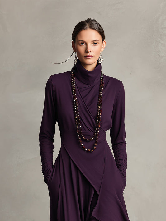 Natalie | Elegante Draped Jurk