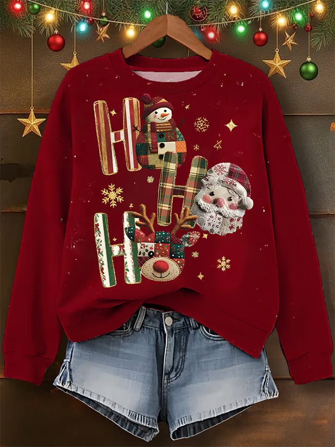 Jenna – Kersttrui met kerstfiguren