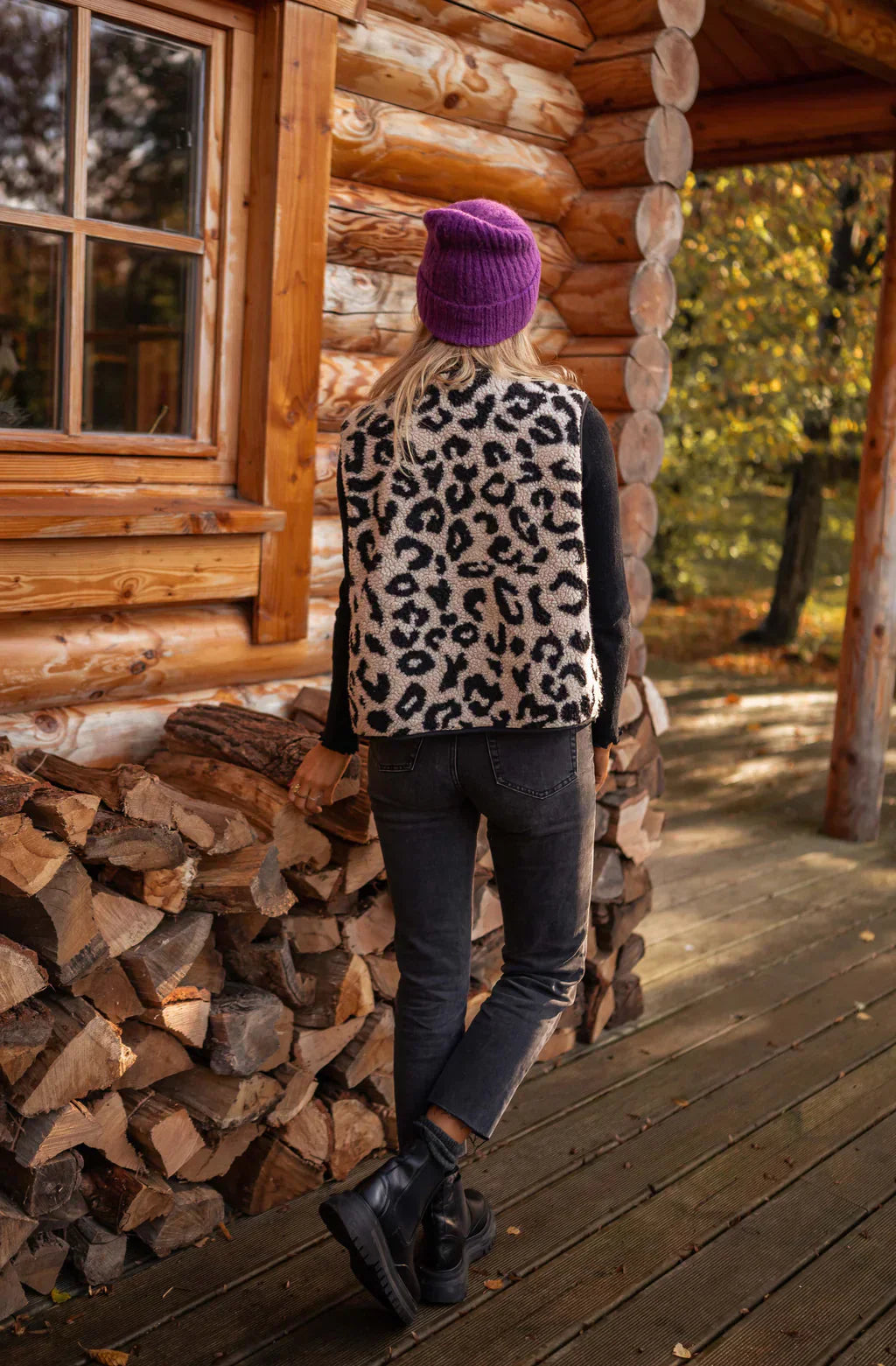Astrid™ | Stijlvolle leopard spencer