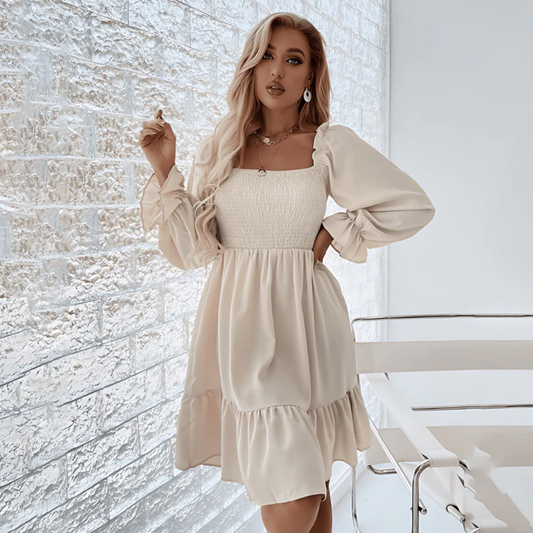 ARIA - Stijlvolle zomerjurk met ruches