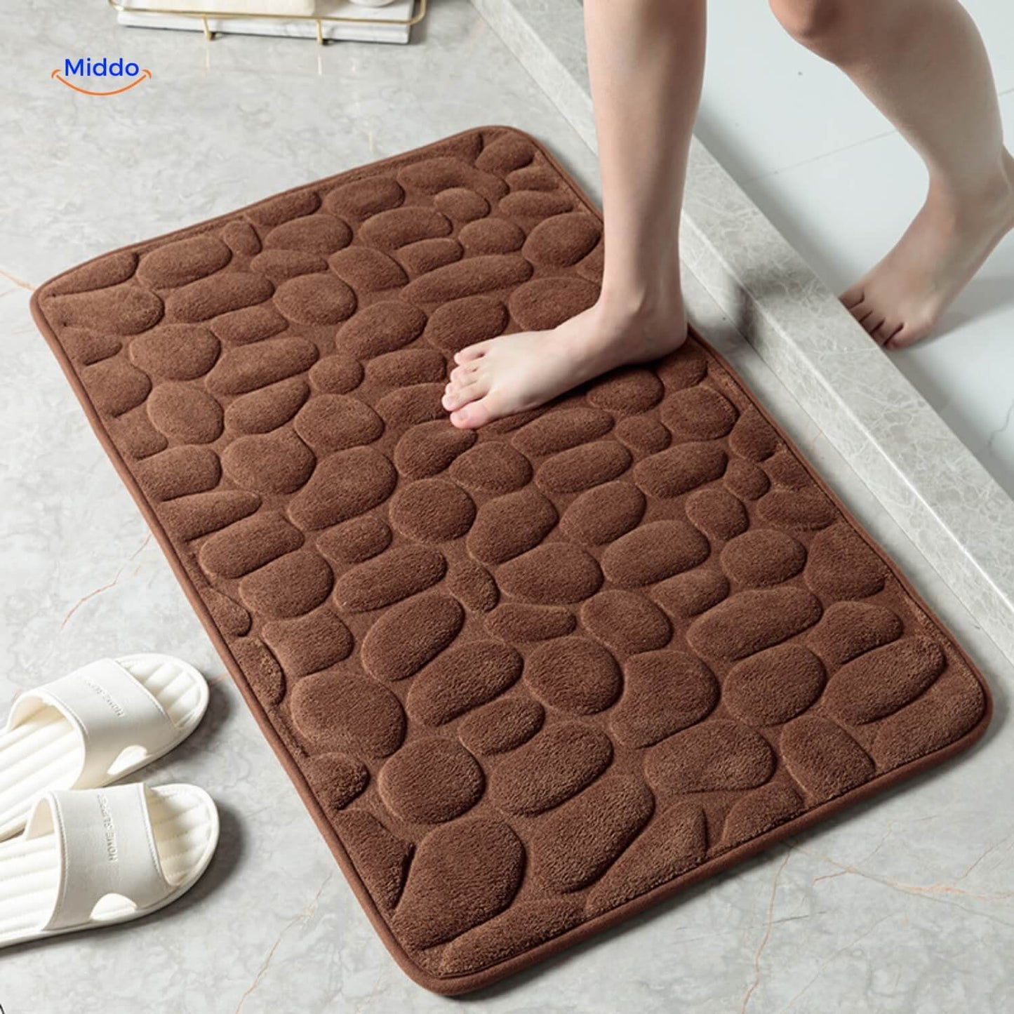 AquaMat™ Antislip Badmat | Veiligheid en Comfort voor Jouw Badkamer