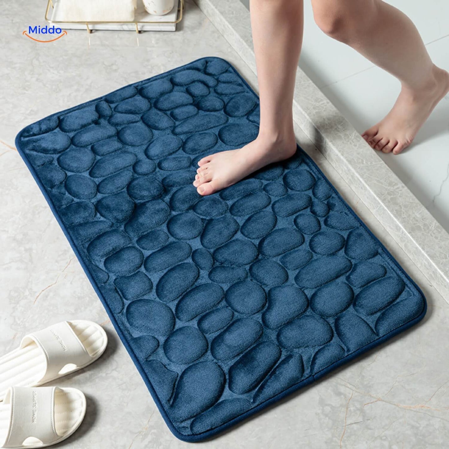 AquaMat™ Antislip Badmat | Veiligheid en Comfort voor Jouw Badkamer