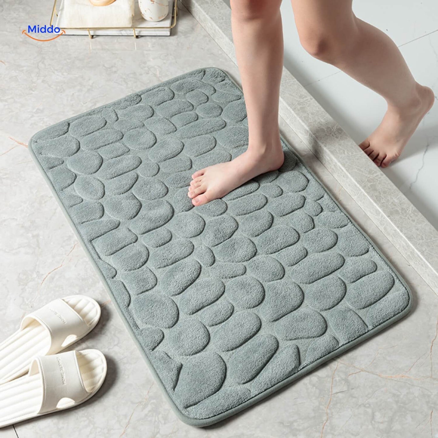 AquaMat™ Antislip Badmat | Veiligheid en Comfort voor Jouw Badkamer