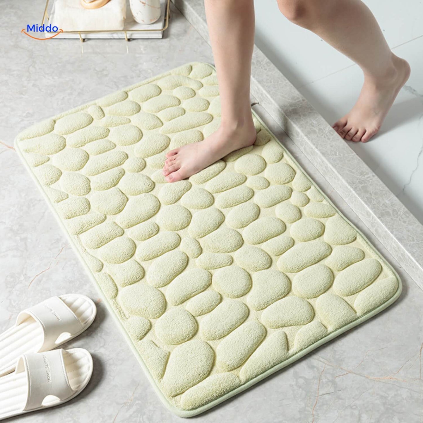 AquaMat™ Antislip Badmat | Veiligheid en Comfort voor Jouw Badkamer
