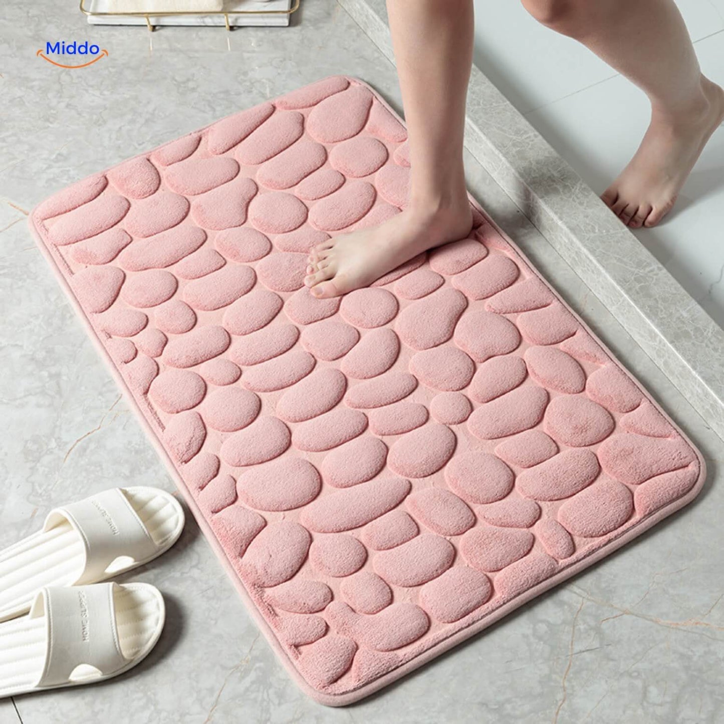 AquaMat™ Antislip Badmat | Veiligheid en Comfort voor Jouw Badkamer