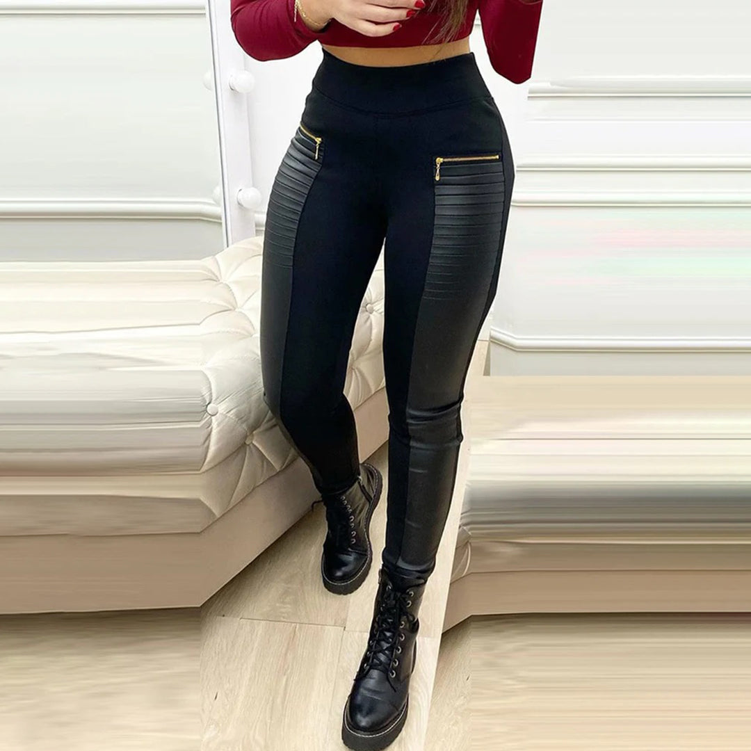 LEONIE - Hoge taille elegante zomerbroek