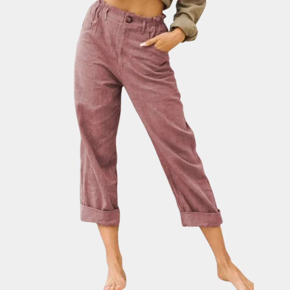 Alisa - Luchtige zomerse casual damesbroek