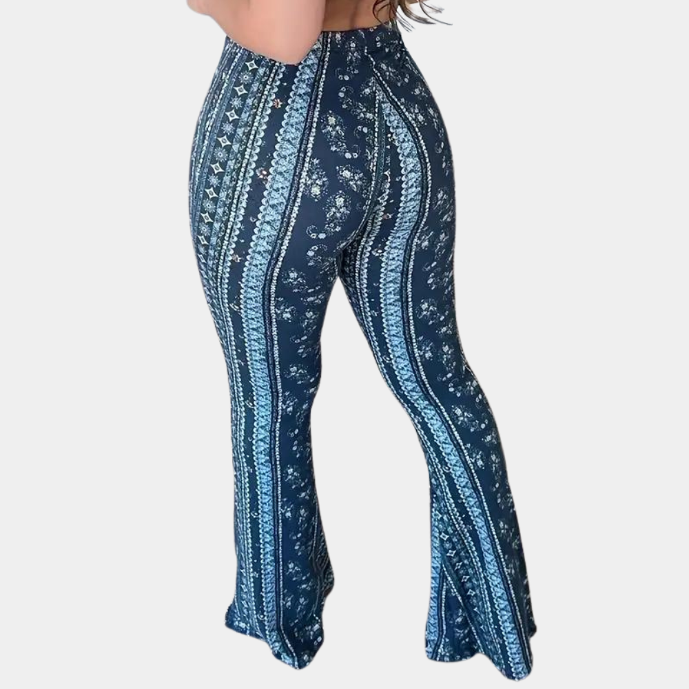 Elvera - Boho stijl uitlopende damesbroek voor de zomer