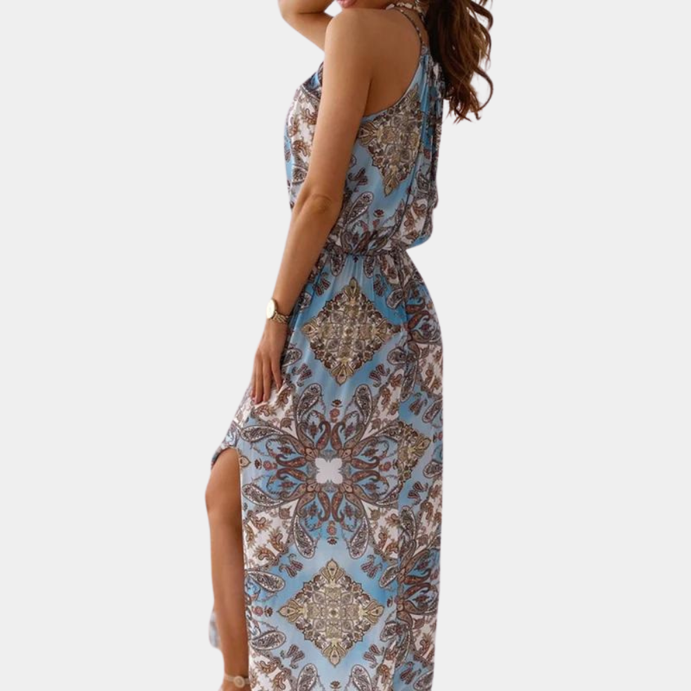 Boho stijl damesjurk voor de zomer