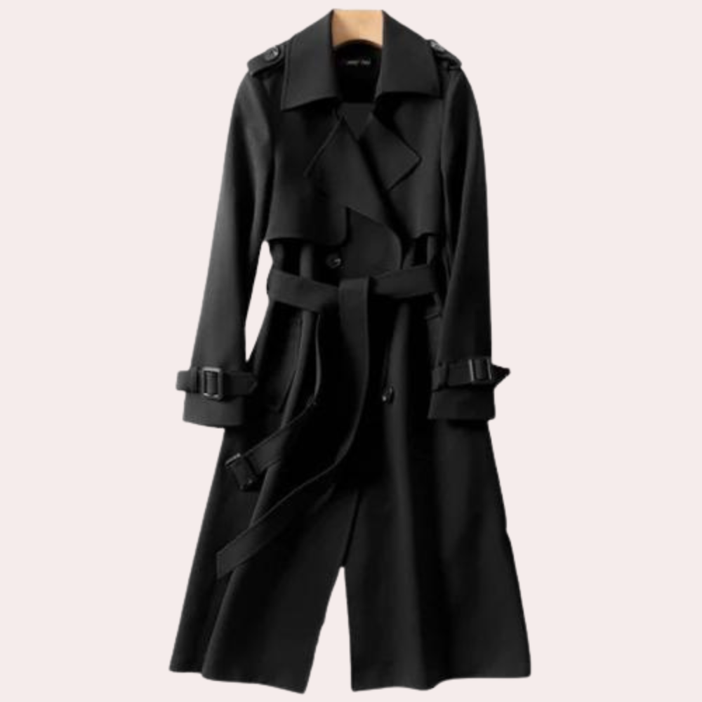 Elegante lange damesjas voor de zomer