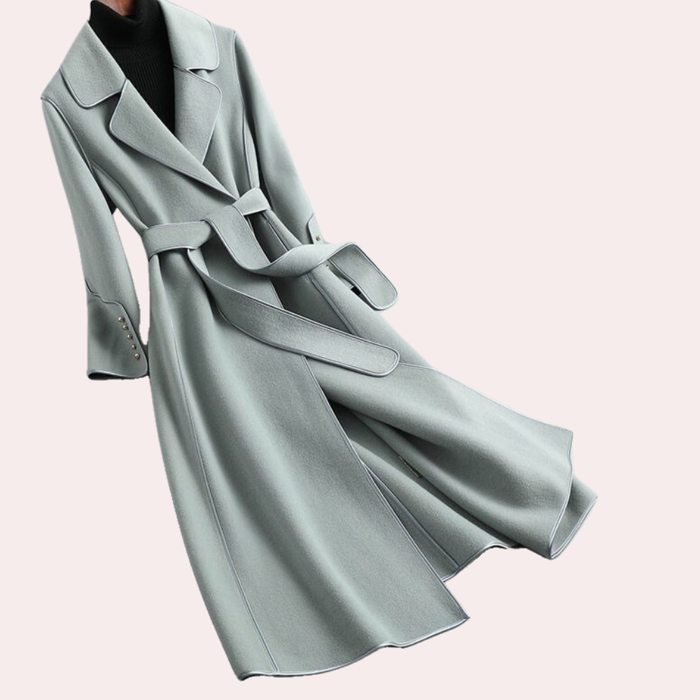 Elegante lange damesjas voor de zomer