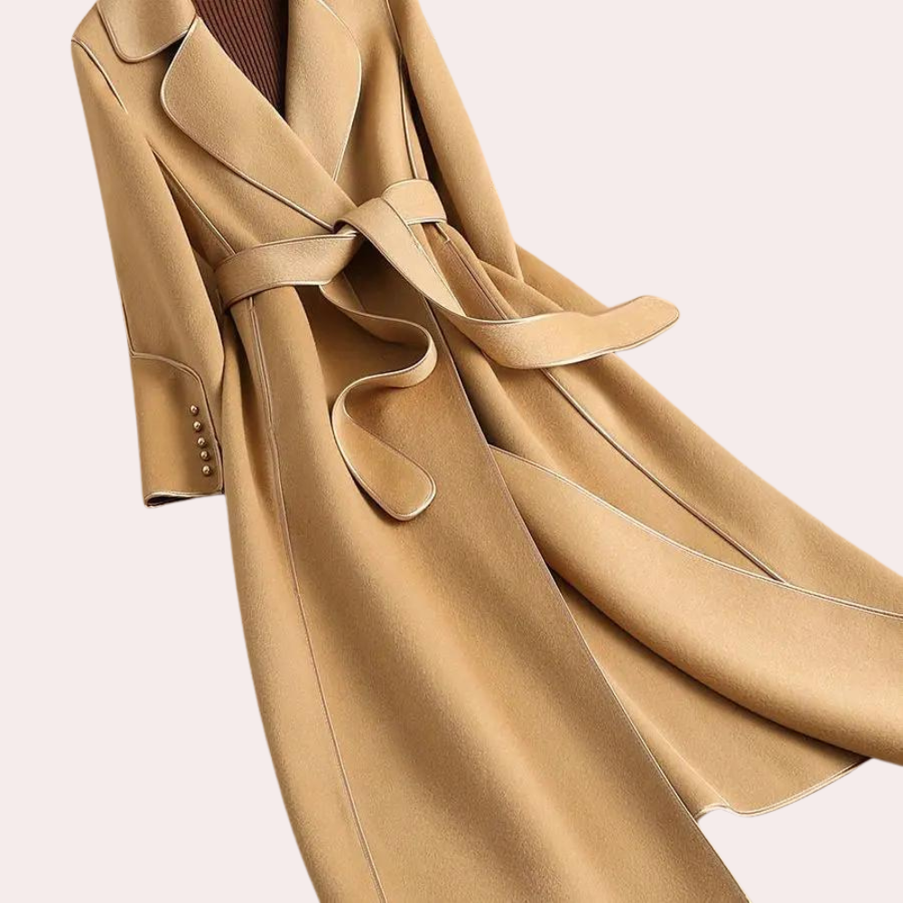 Elegante lange damesjas voor de zomer