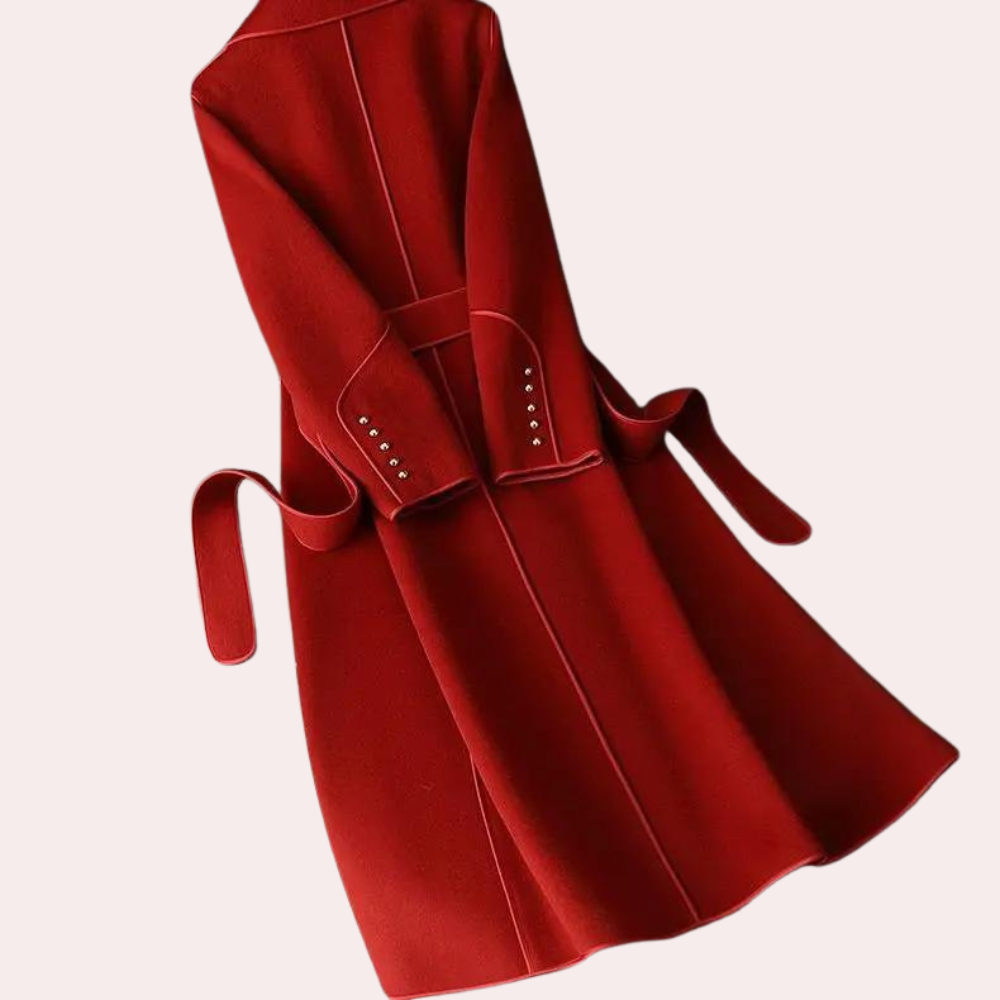Elegante lange damesjas voor de zomer