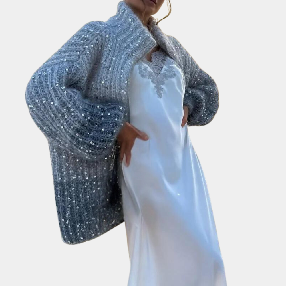 Elegante damestrui met pailletten voor de zomer