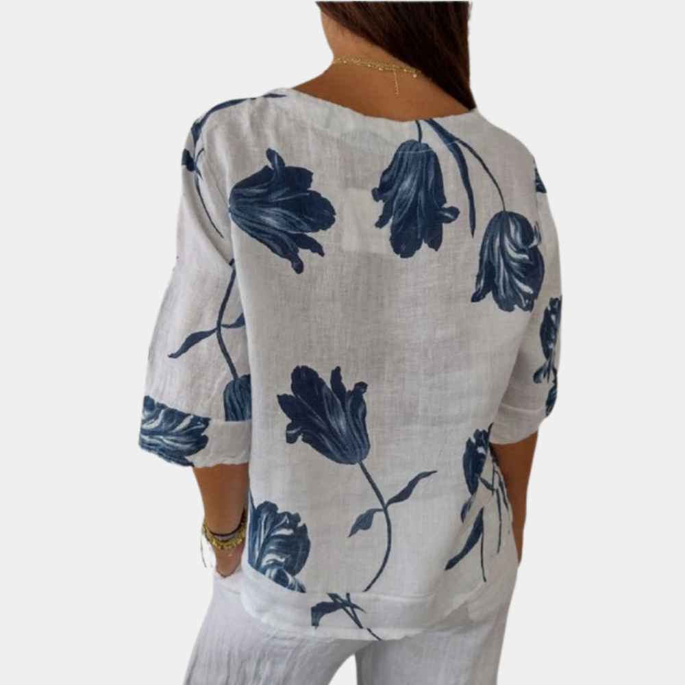 Annabelle - Chique Sereniteit Zomerse Dames Top