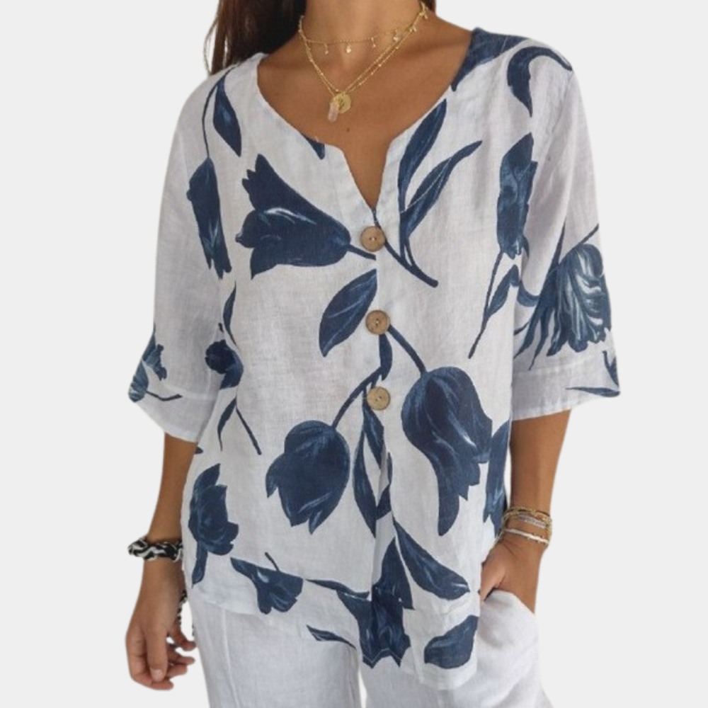 Annabelle - Chique Sereniteit Zomerse Dames Top