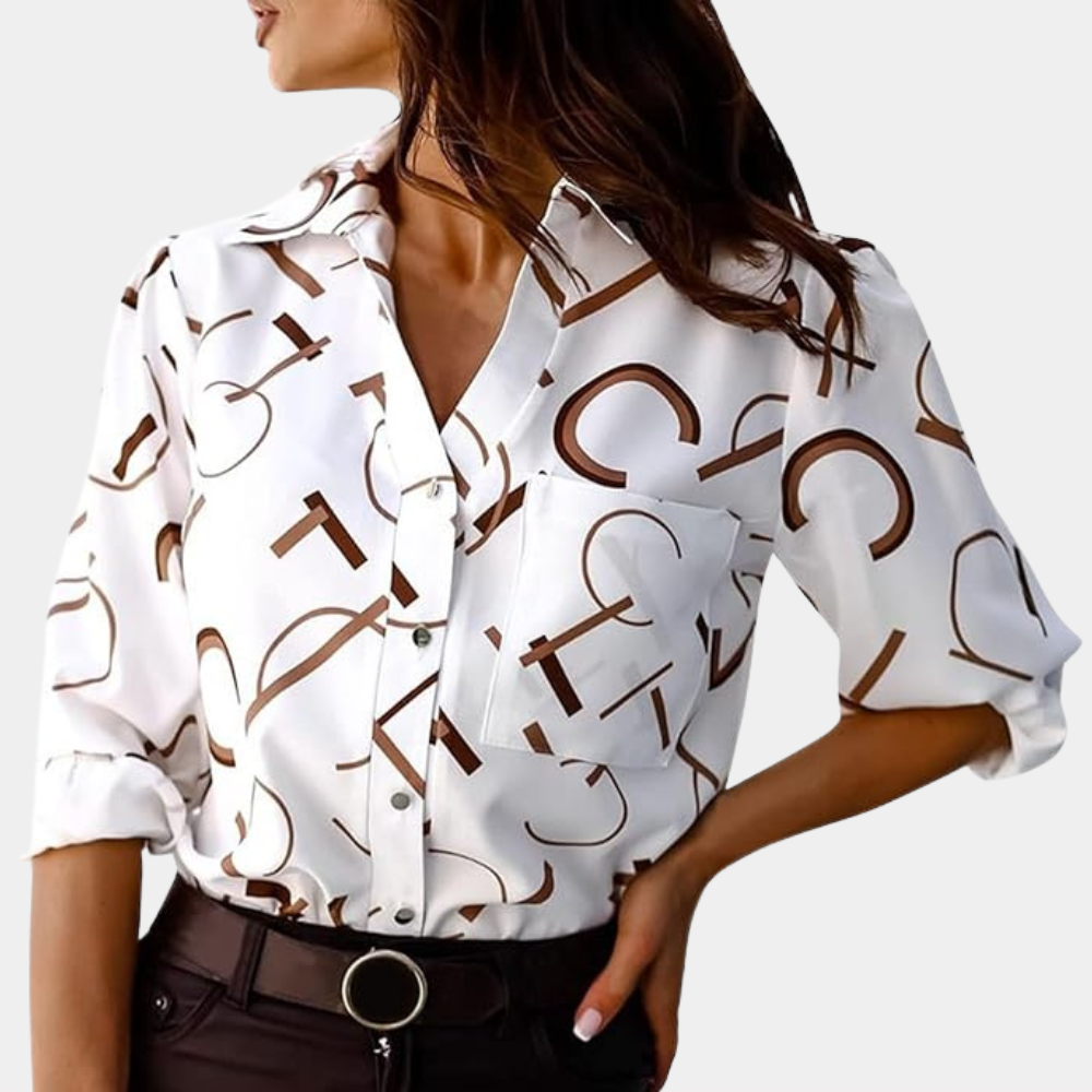 Freida - Chic damesblouse voor de zomer