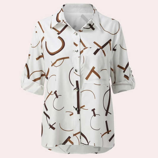 Freida - Chic damesblouse voor de zomer