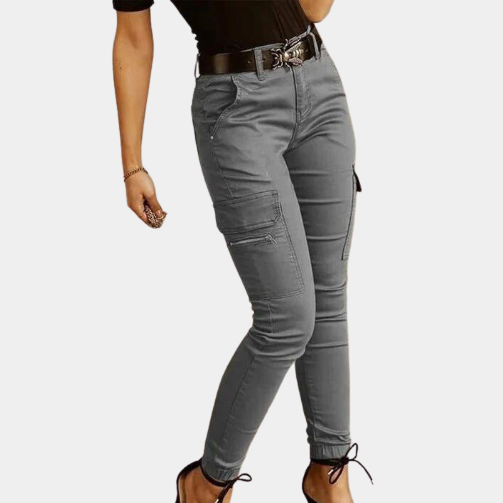 Dames casual cargo jeans voor de zomer