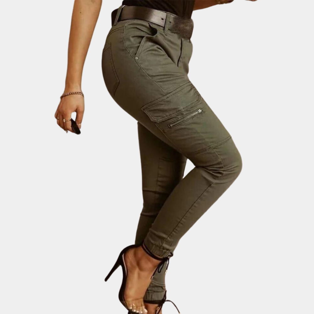 Dames casual cargo jeans voor de zomer