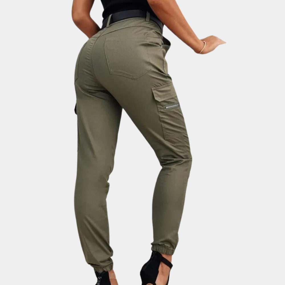 Dames casual cargo jeans voor de zomer