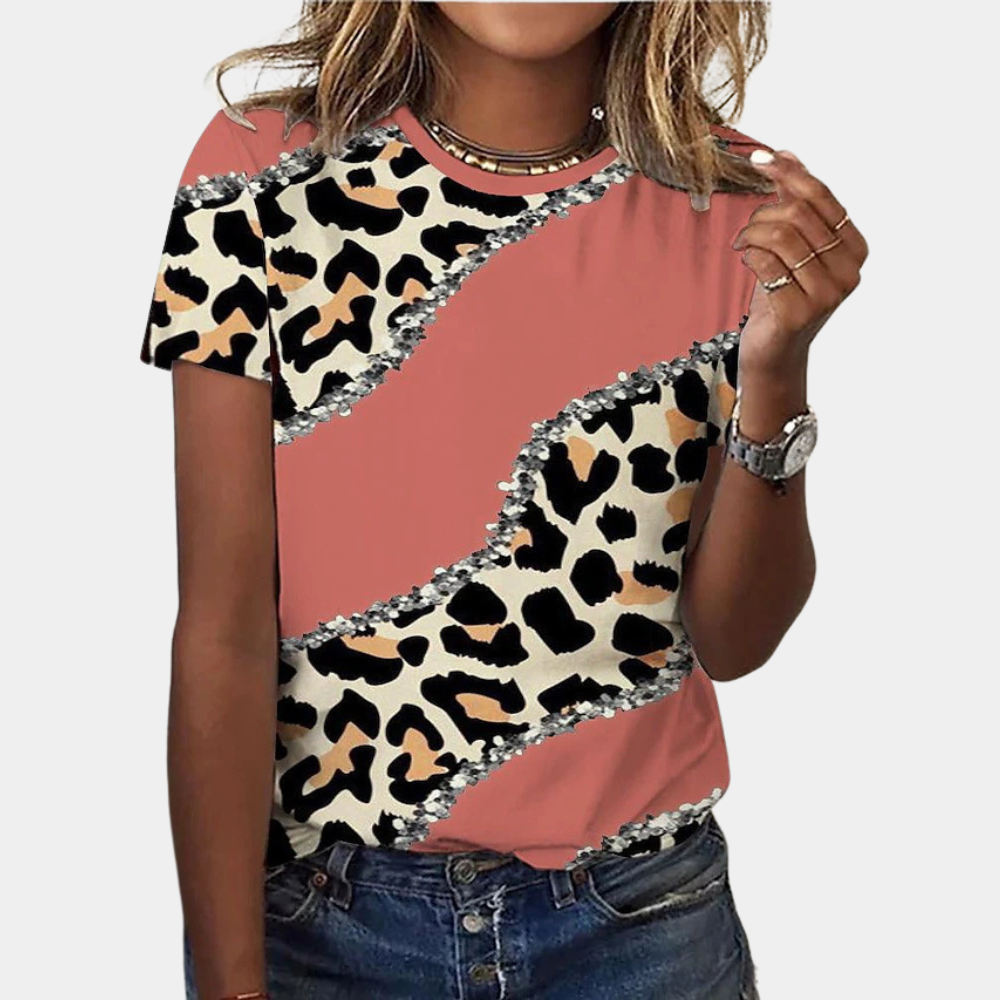 Florinda - Stijlvolle dames zomerblouse voor de lente en zomer