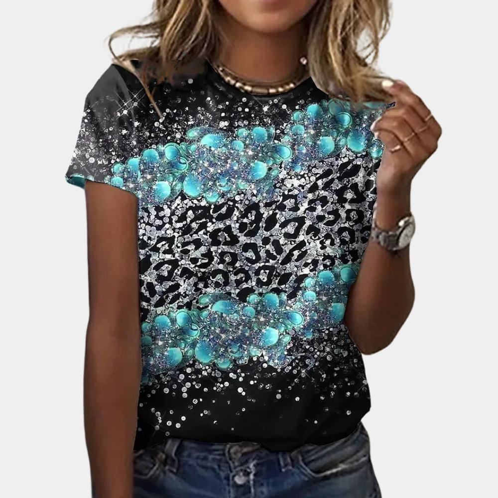 Florinda - Stijlvolle dames zomerblouse voor de lente en zomer