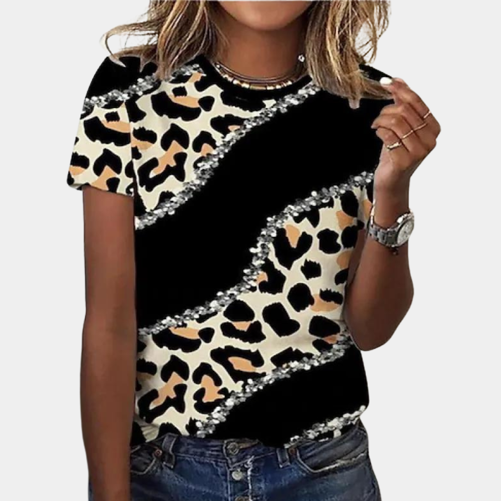 Florinda - Stijlvolle dames zomerblouse voor de lente en zomer