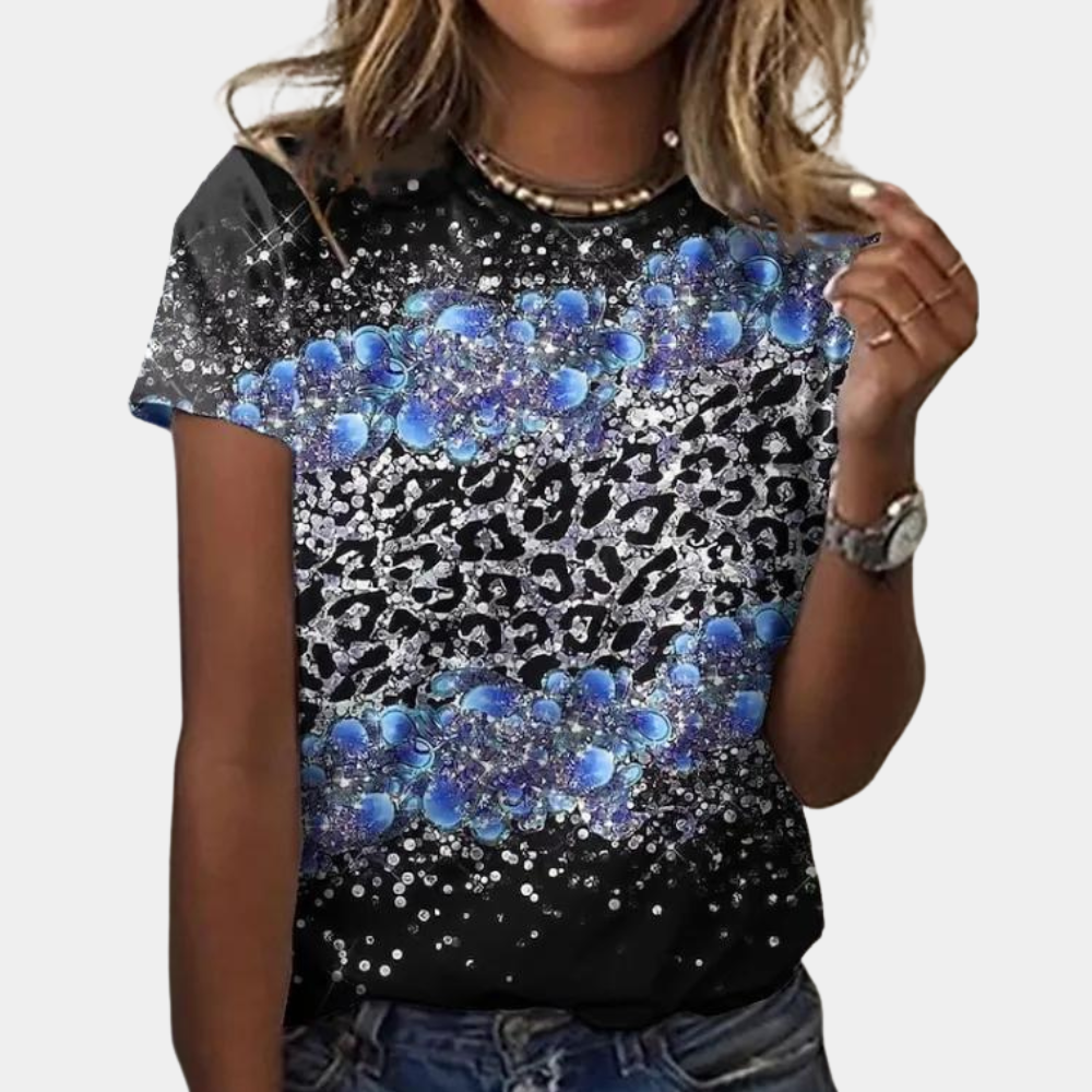 Florinda - Stijlvolle dames zomerblouse voor de lente en zomer