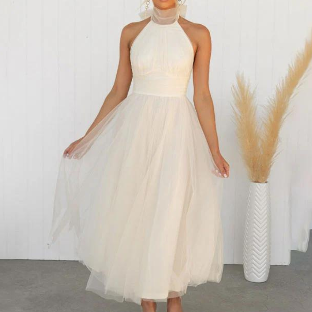 Aria - Elegante en comfortabele lange damesjurk voor de zomer