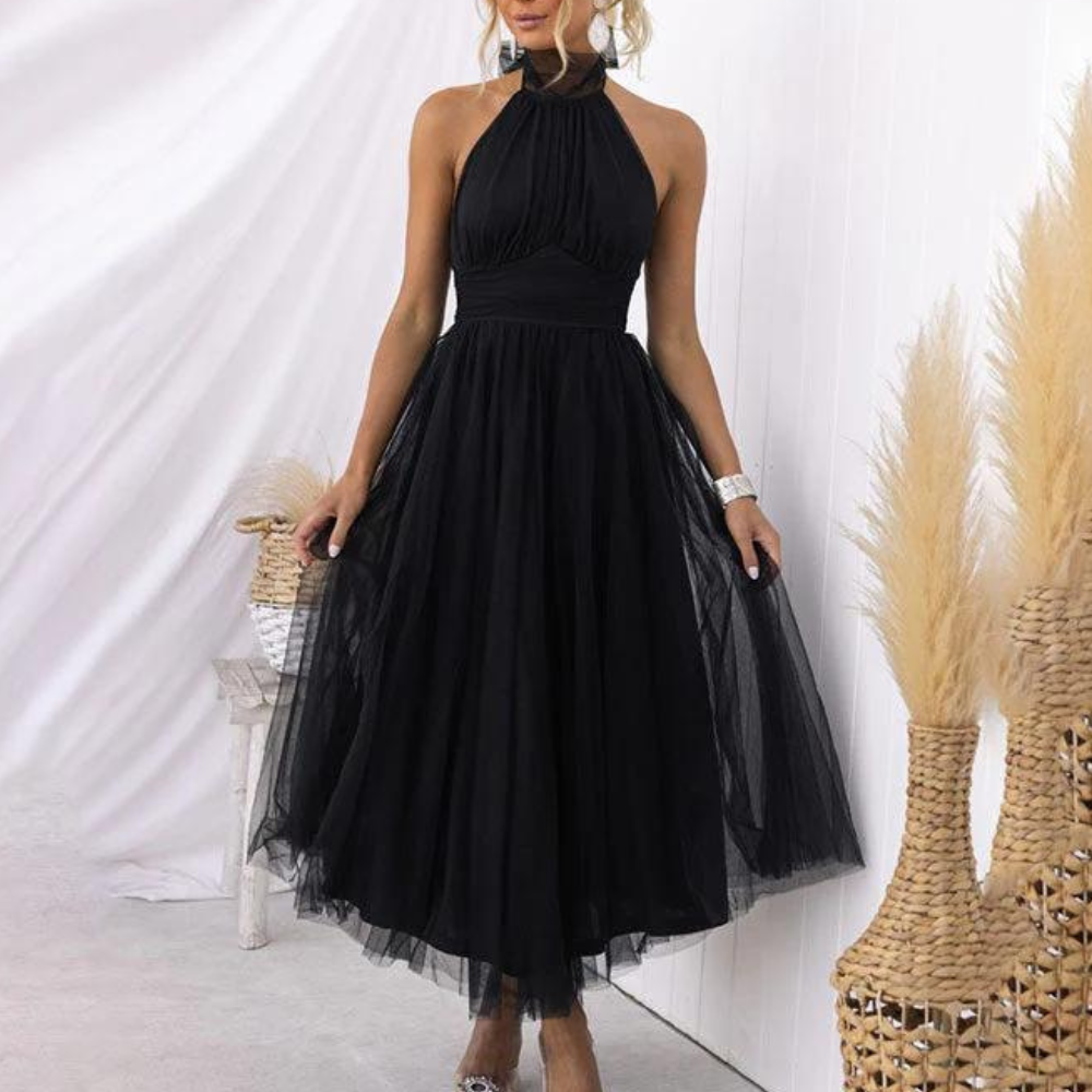Aria - Elegante en comfortabele lange damesjurk voor de zomer