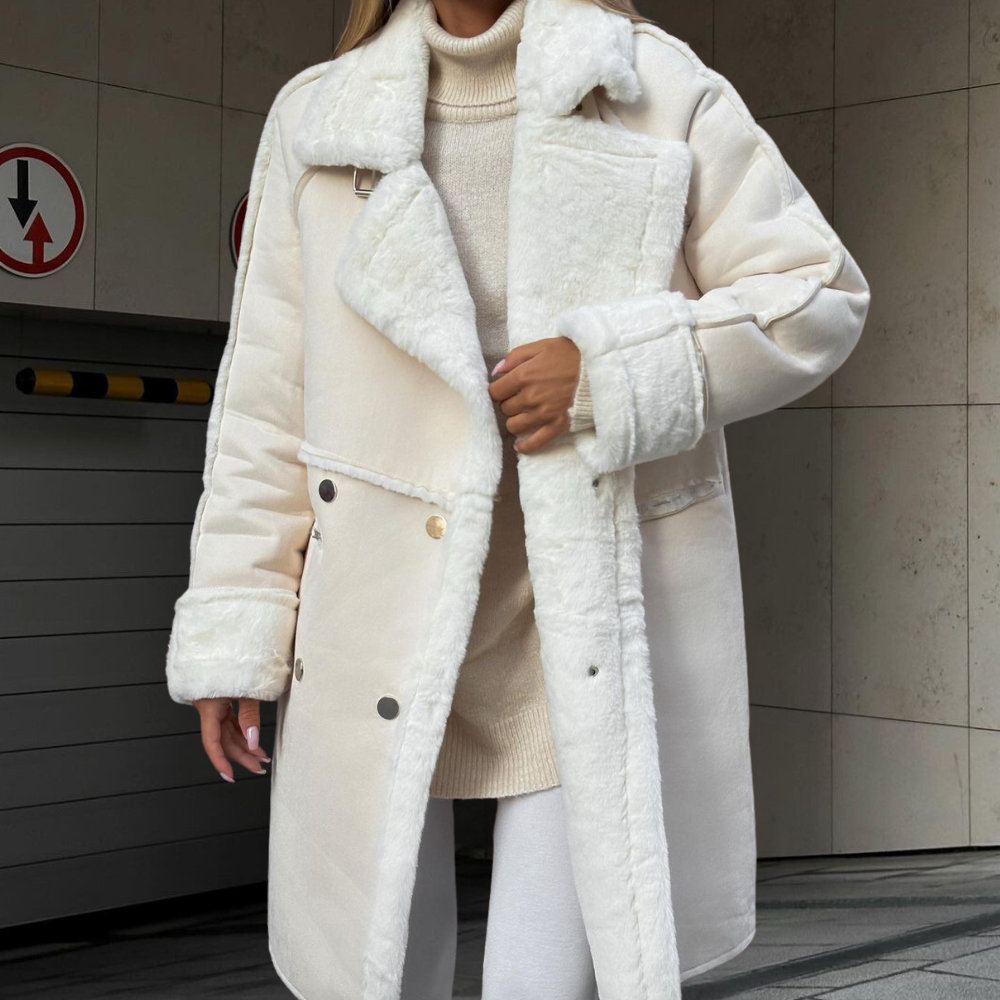 Aitana - Luxe Lang Dames pluche jas