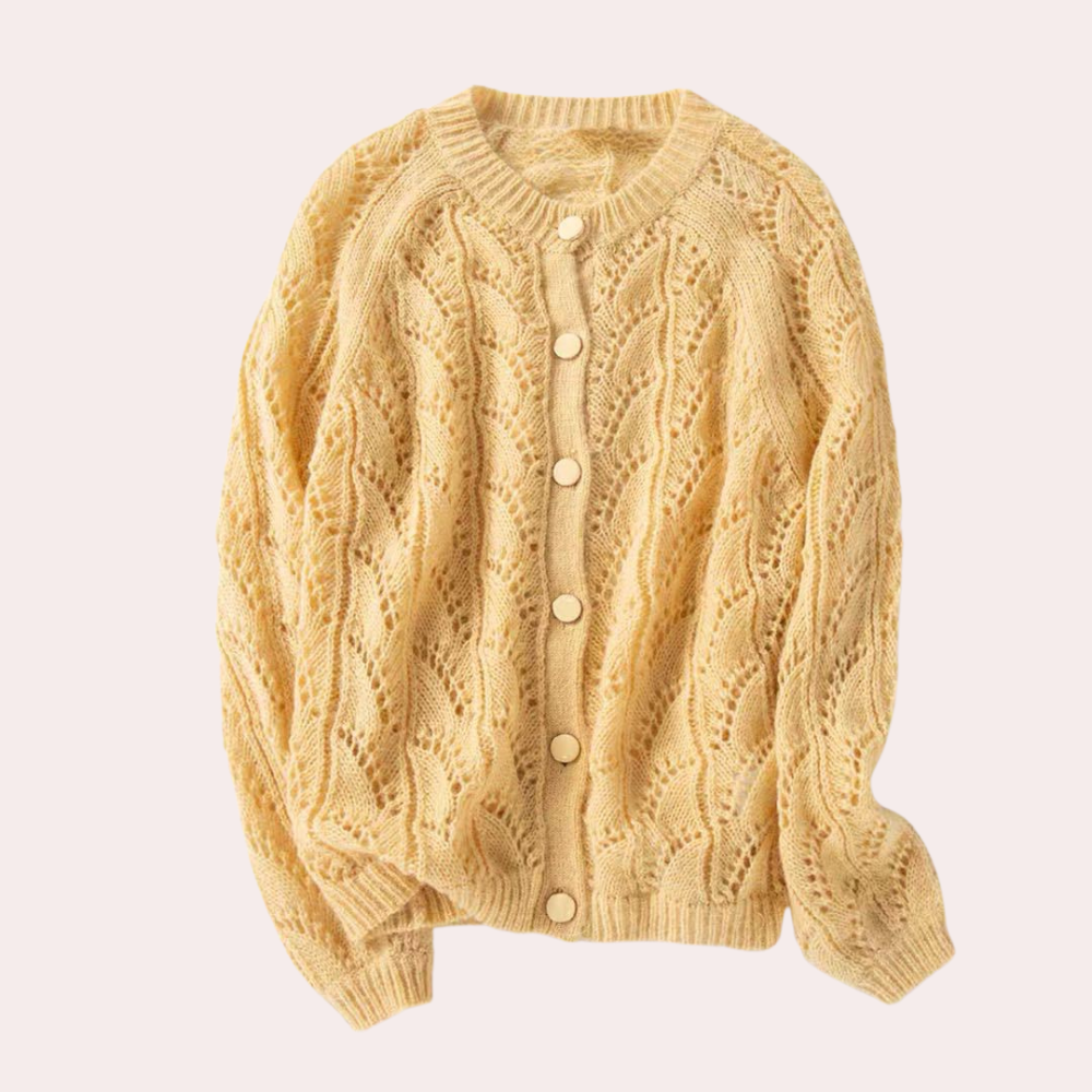 Delfina - Comfortabel en stijlvol gebreid dames vest voor de zomer