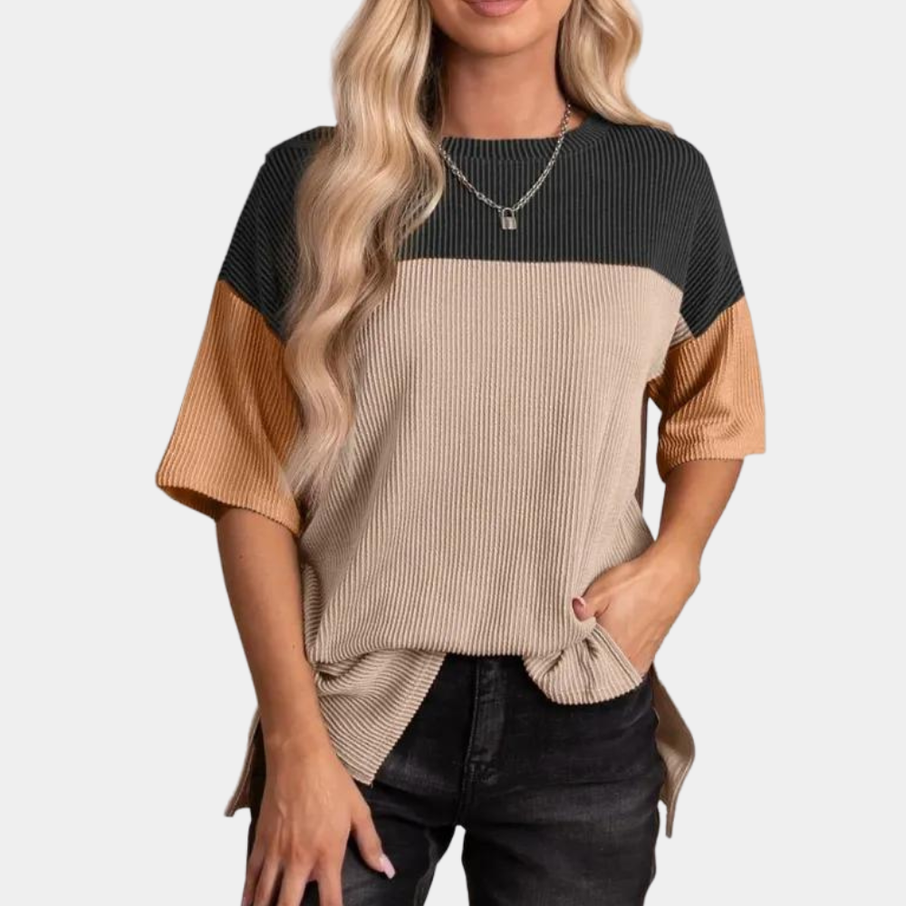 Vanna - Casual Los Fit Zomert-shirt voor Vrouwen