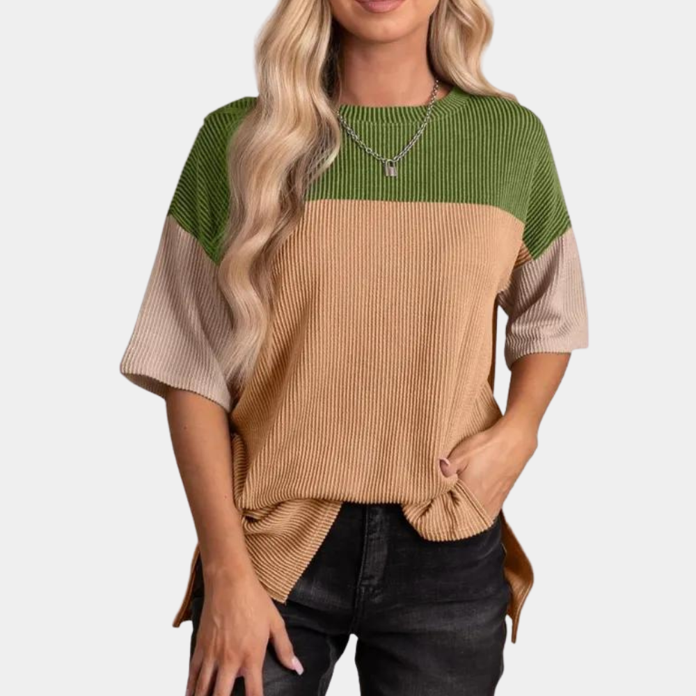 Vanna - Casual Los Fit Zomert-shirt voor Vrouwen