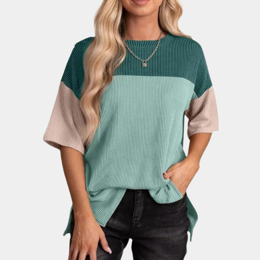 Vanna - Casual Los Fit Zomert-shirt voor Vrouwen