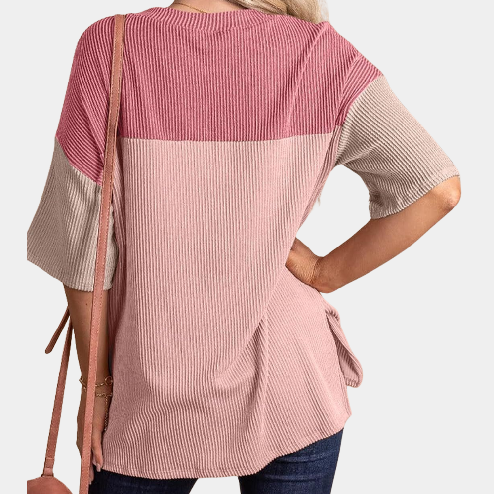 Vanna - Casual Los Fit Zomert-shirt voor Vrouwen