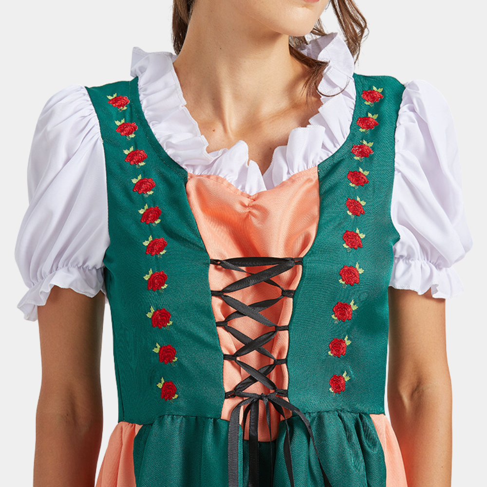 Anwen - Tijdloze Oktoberfestjurk met Moderne Flair voor de Zomer