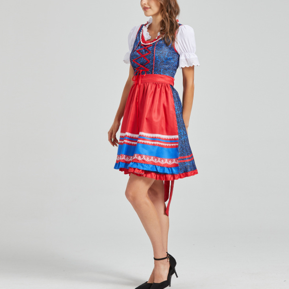 Calla - Retro Zomer/Oktoberfest Jurk voor Vrouwen