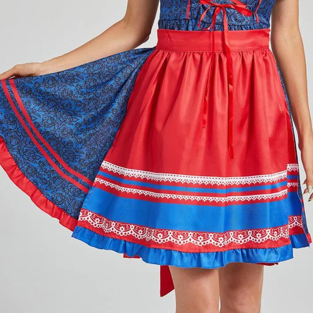 Calla - Retro Zomer/Oktoberfest Jurk voor Vrouwen