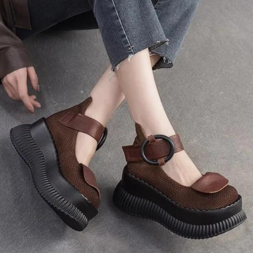 Denyse - Zomerse casual schoenen met riem voor dames